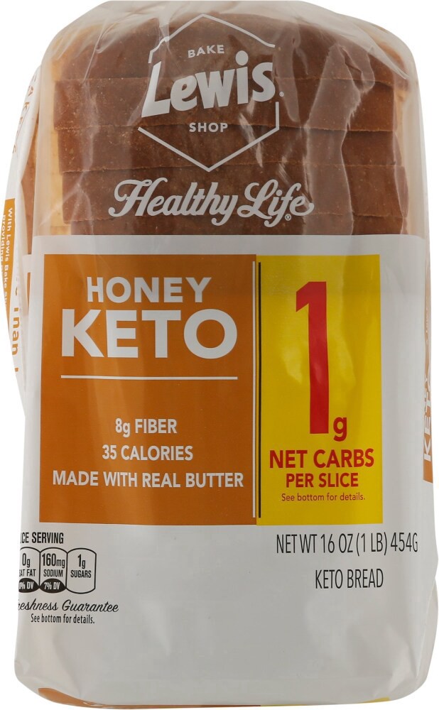 slide 2 of 4, Healthy Life Keto Honey Bread 16 oz, 16 oz
