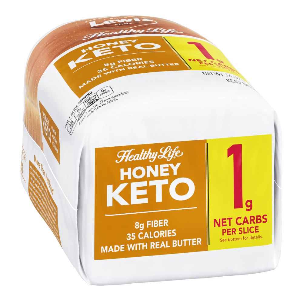 slide 3 of 4, Healthy Life Keto Honey Bread 16 oz, 16 oz