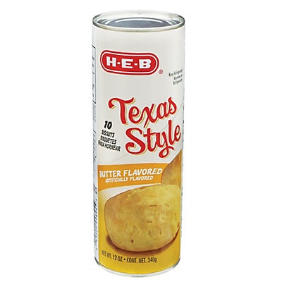 slide 1 of 1, Hill Country Fare Texas Style Butter Biscuits, 10 ct