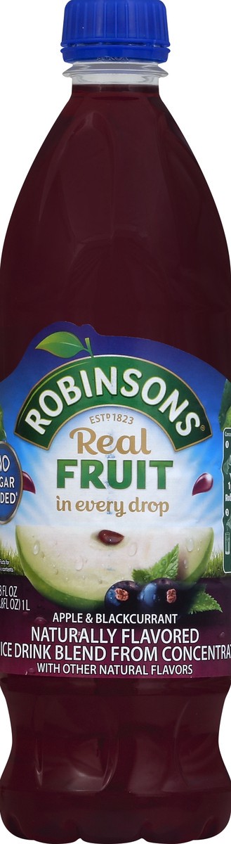 slide 3 of 4, Robinson's Apple & Blackcurrant Fruit Drink - 1 liter, 1 liter