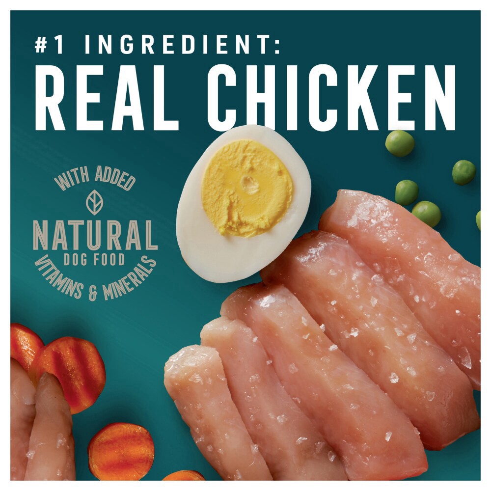 slide 3 of 6, Abound Grain Free With Chicken And Vegetable Cuts In Gravy Dog Food, 13.2 oz