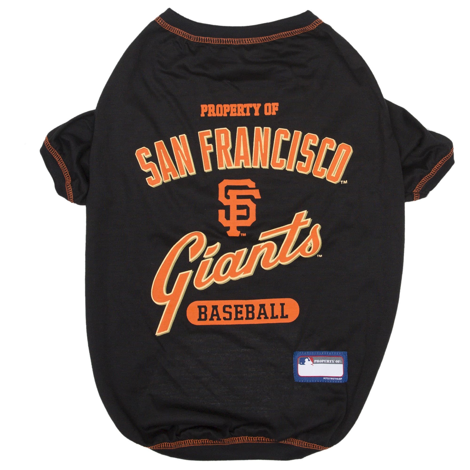 slide 1 of 1, Pets First San Francisco Giants T-Shirt, LG