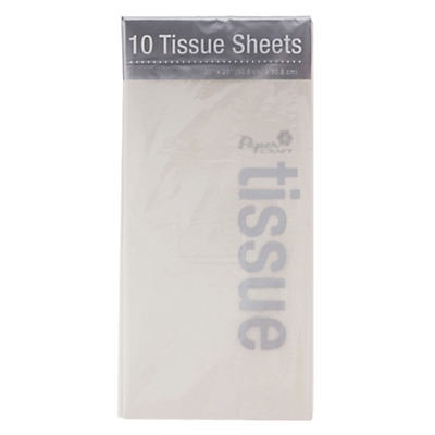 slide 1 of 1, IG Design Group Solid White Tissue Paper, 10 ct