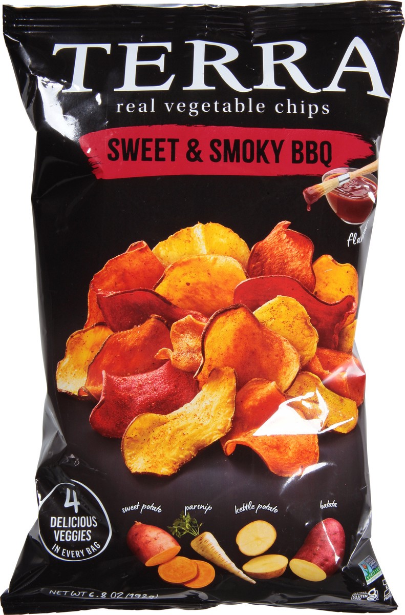 slide 5 of 11, Terra Real Sweet & Smoky BBQ Vegetable Chips 6.8 oz, 6.8 oz