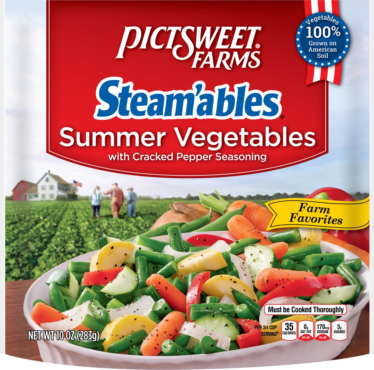 slide 2 of 4, PictSweet Summer Vegetables, 10 oz