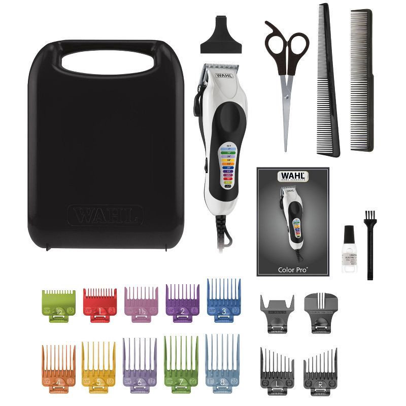 slide 2 of 5, Wahl Color Pro Plus Clipper with Easy Color-Coded Guide Combs - 79752T, 1 ct