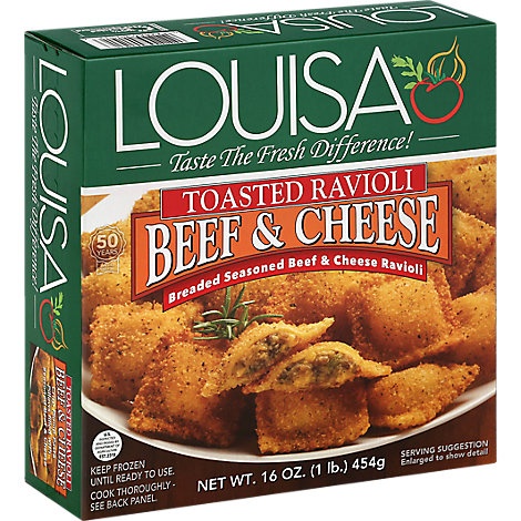 slide 1 of 1, Lousia Toasted Beef/C Ravioli, 16 oz