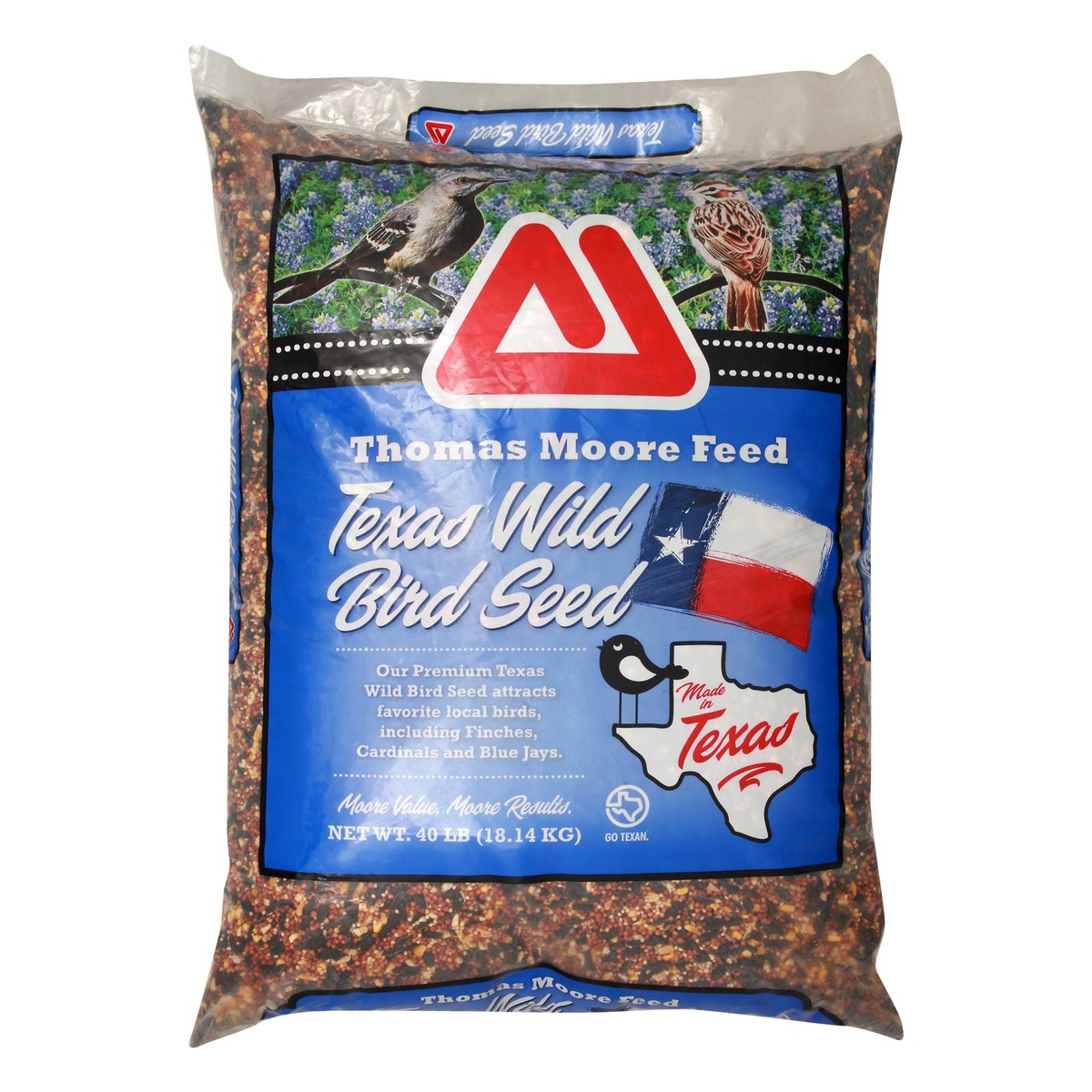 slide 7 of 8, Thomas Moore Feed Texas Wild Bird Seed, 40 lb