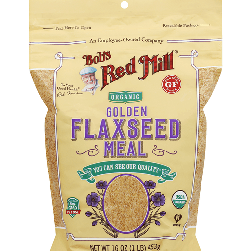 slide 2 of 2, Bob's Red Mill Golden Flaxseed Meal Organic, 16 oz