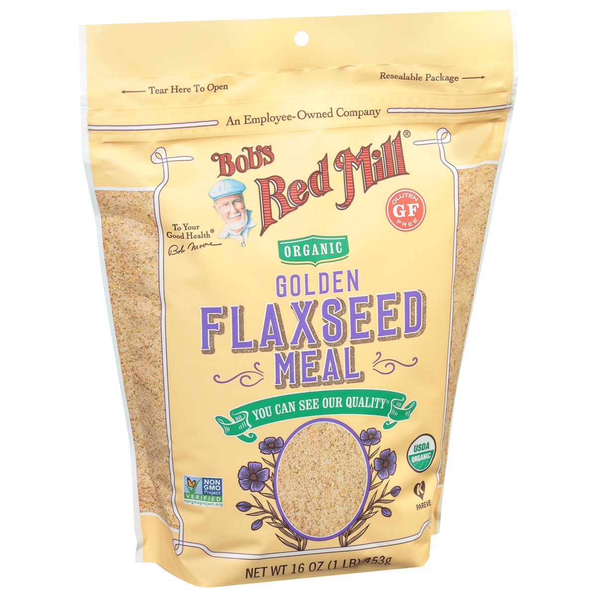 slide 6 of 13, Bob's Red Mill Golden Organic Flaxseed Meal 16 oz, 16 oz