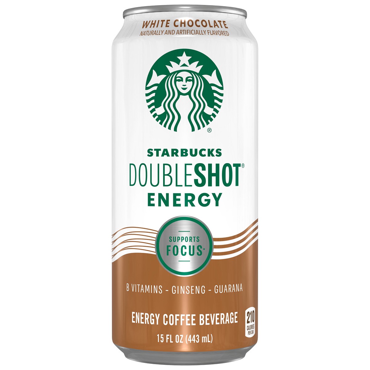 slide 2 of 4, Starbucks Double Shot White Chocolate Energy Coffee Beverage, 15 fl oz