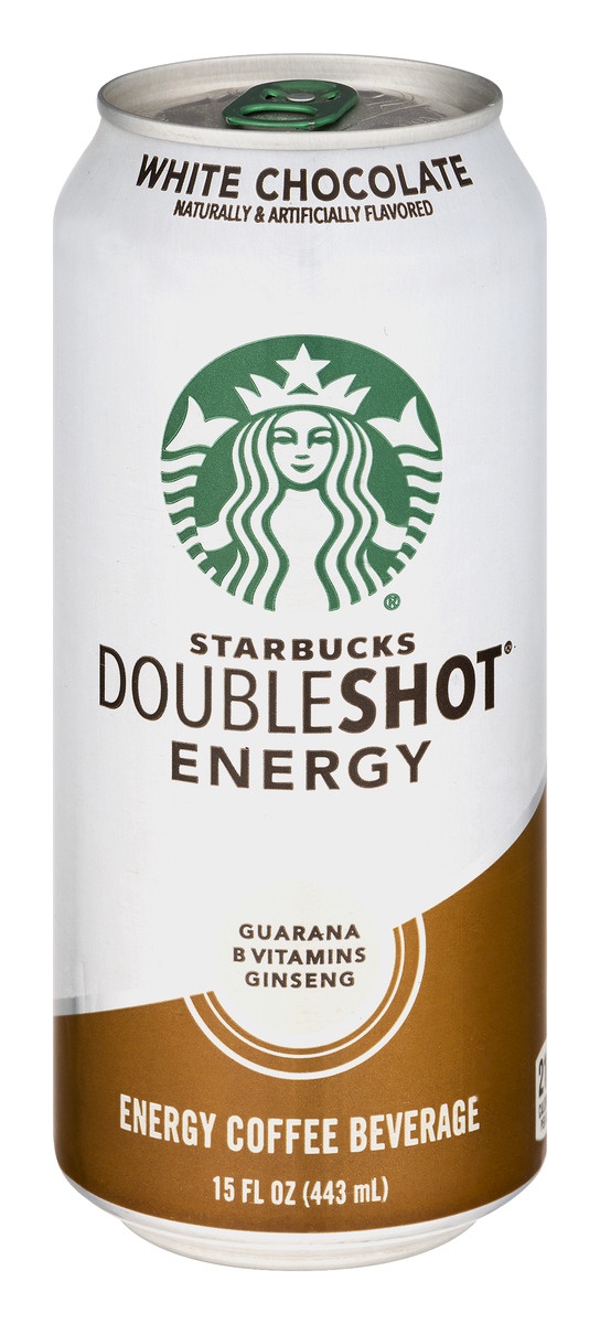 Starbucks Double Shot White Chocolate Energy Coffee Beverage 15 Fl Oz ...