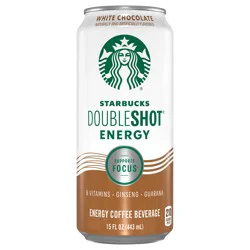 Starbucks Double Shot White Chocolate Energy Coffee Beverage