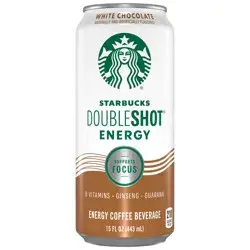 Starbucks Double Shot White Chocolate Energy Coffee Beverage