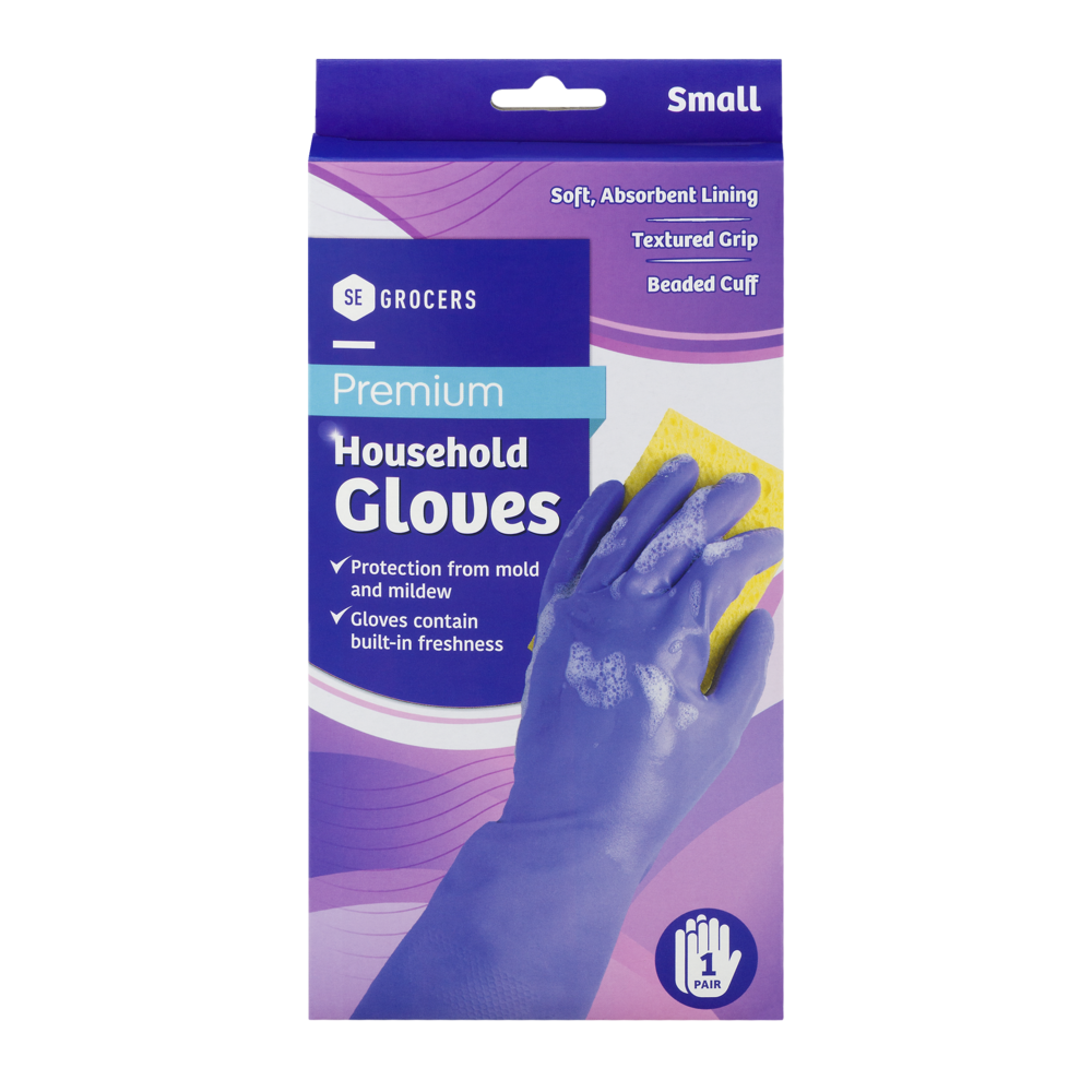 slide 1 of 1, SE Grocers Gloves Premium Small, 1 ct