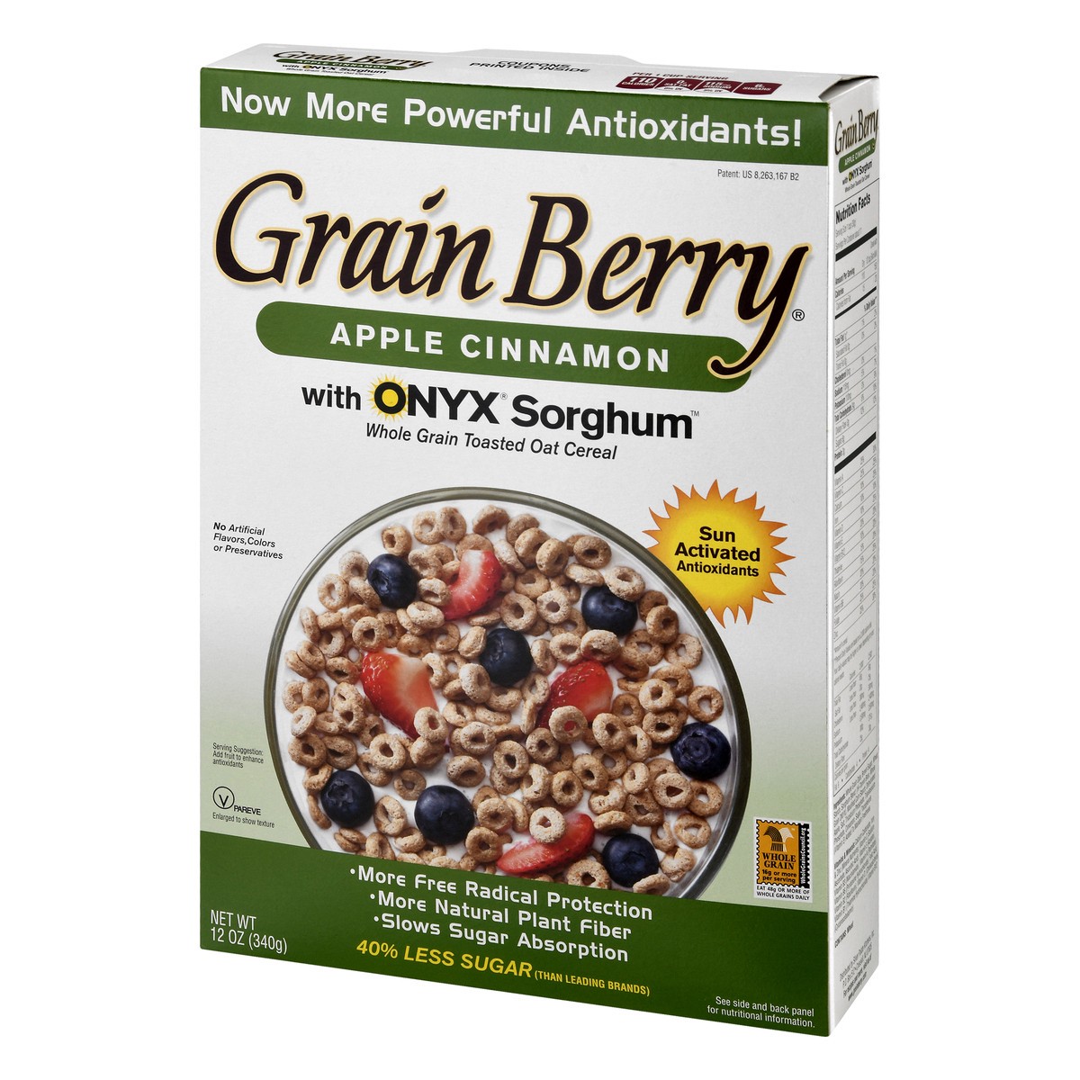 slide 4 of 13, Grain Berry Apple Cinnamon Cereal, 12 oz