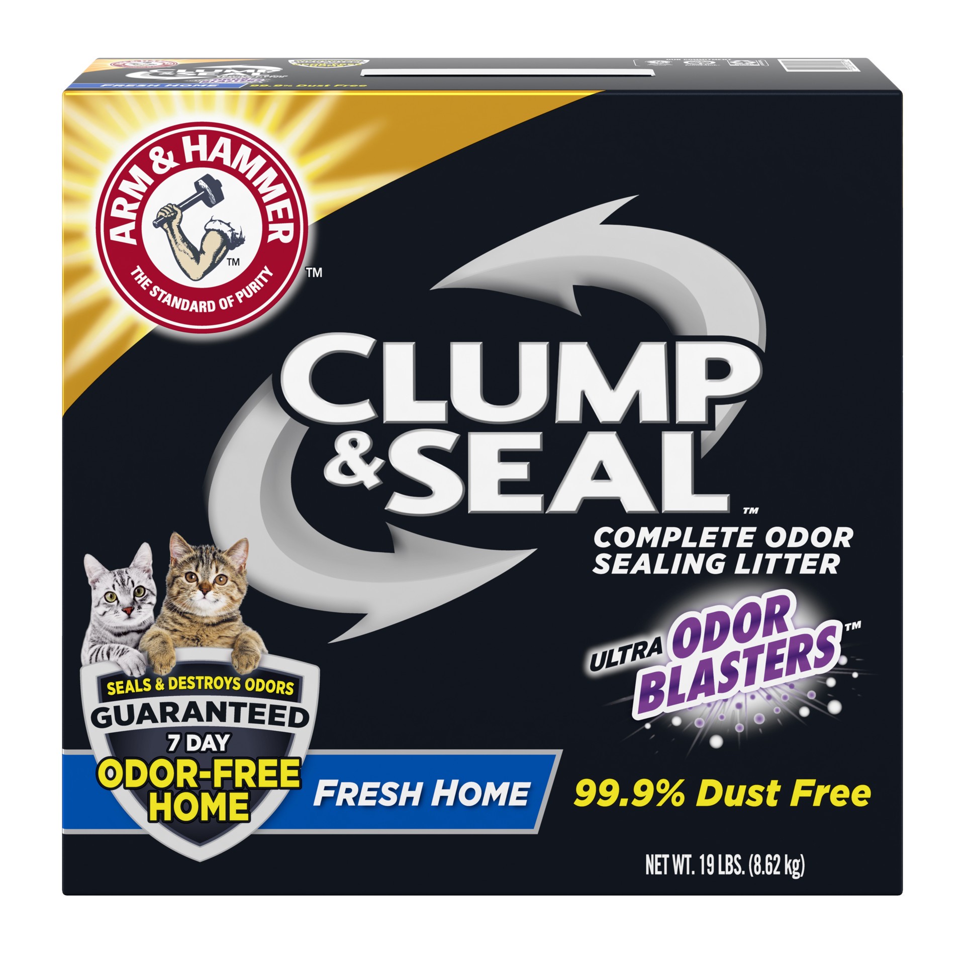 slide 1 of 4, ARM & HAMMER Litter 19 lb, 19 lb