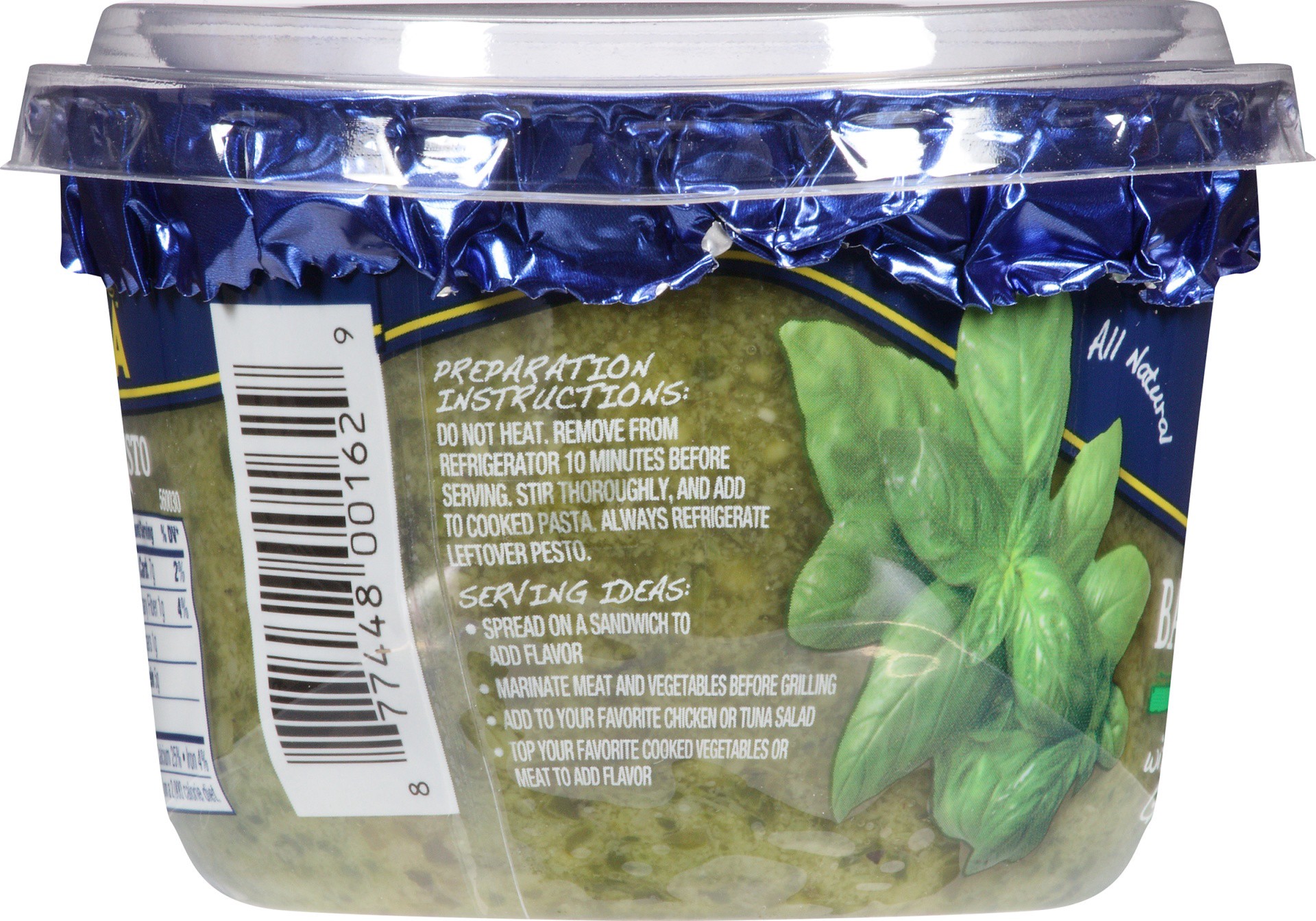 slide 2 of 9, Rana Basil Pesto 7 oz Cup\Tub, 7 oz