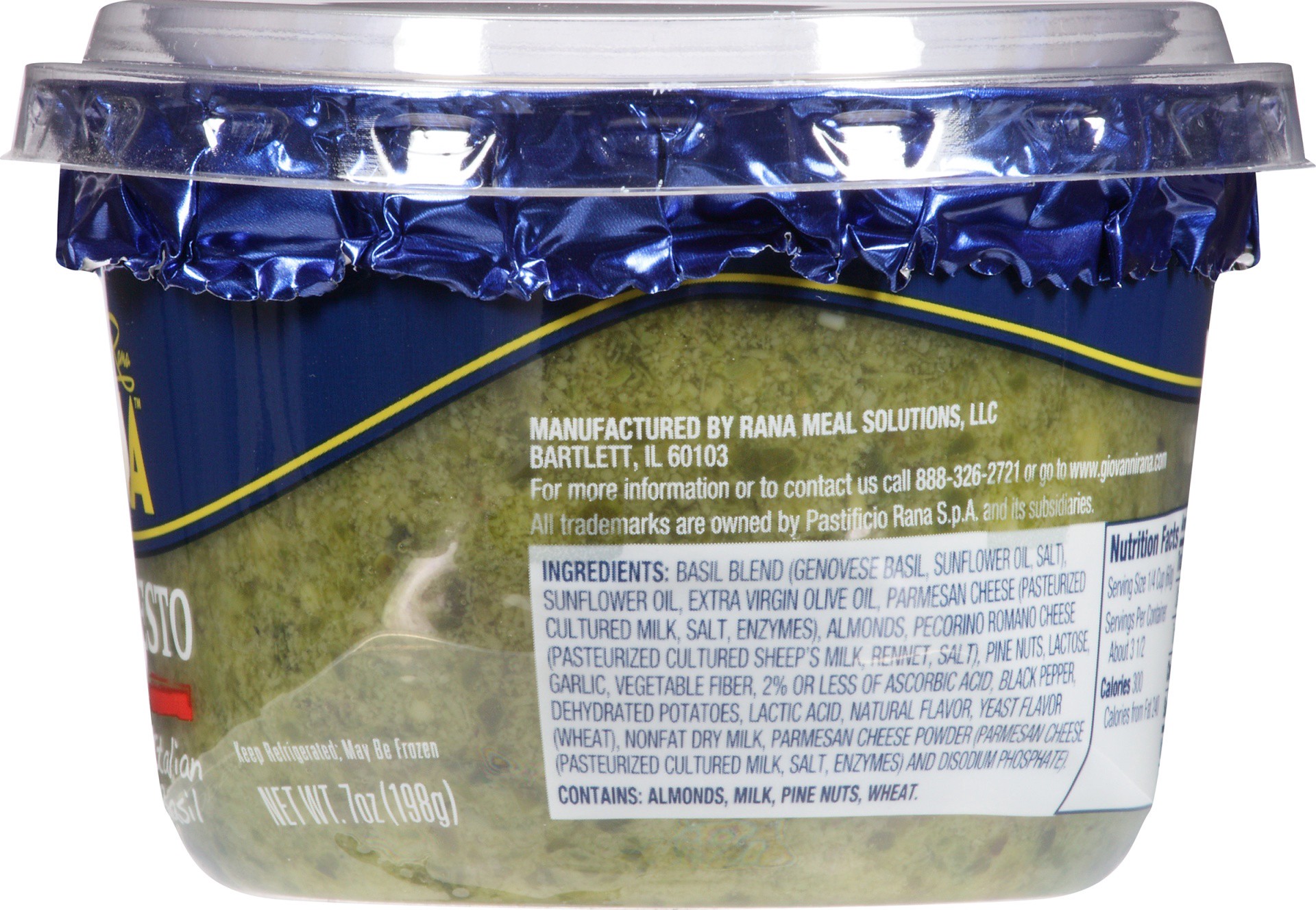 slide 8 of 9, Rana Basil Pesto 7 oz Cup\Tub, 7 oz