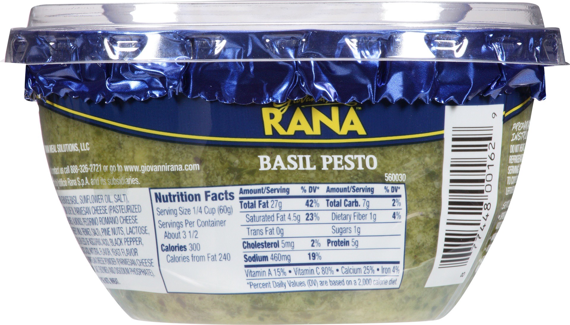 slide 6 of 9, Rana Basil Pesto 7 oz Cup\Tub, 7 oz