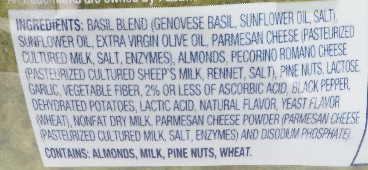 slide 9 of 9, Rana Basil Pesto 7 oz Cup\Tub, 7 oz