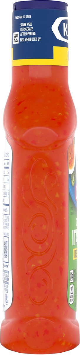 slide 8 of 9, Kraft Zesty Italian Lite Salad Dressing, 16 fl oz Bottle, 16 fl oz