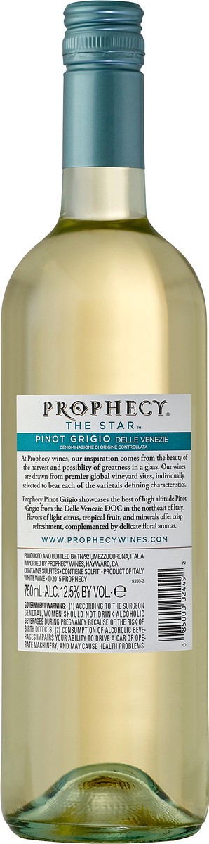 slide 2 of 3, Prophecy Wines White Wine, 750 ml