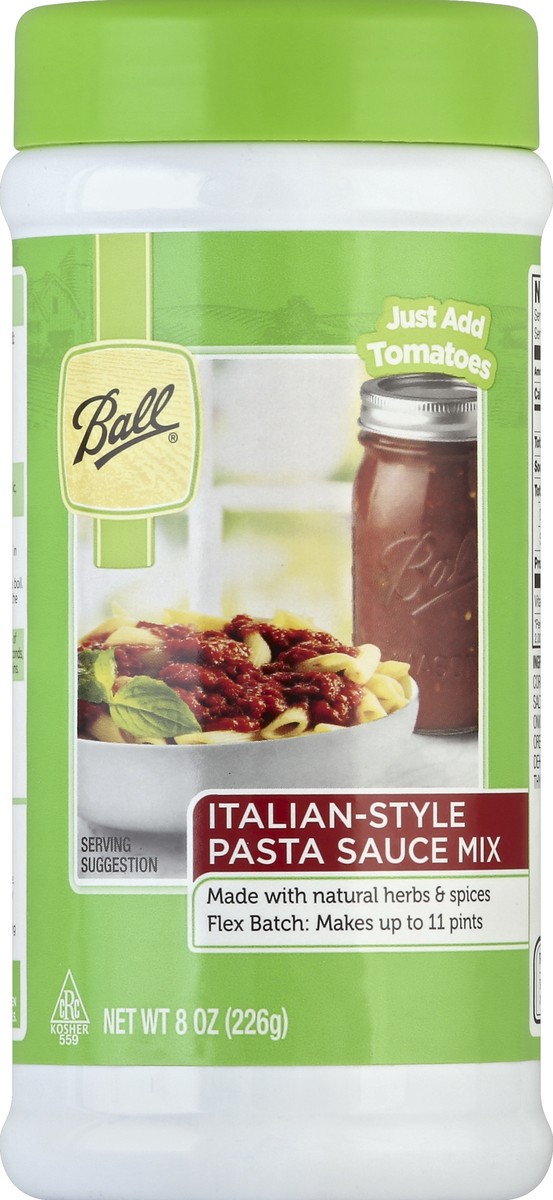 slide 2 of 2, Ball Pasta Sauce Mix, Italian-Style, 8 Ounce, 8 oz
