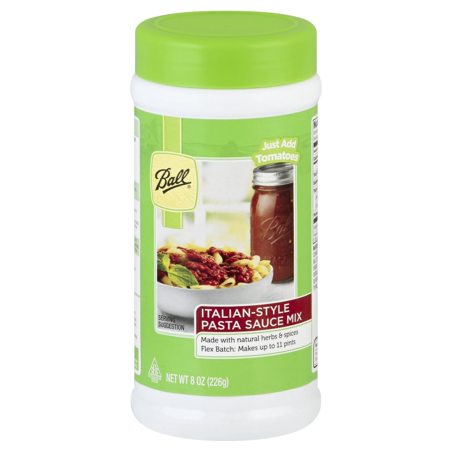 slide 1 of 2, Ball Pasta Sauce Mix, Italian-Style, 8 Ounce, 8 oz