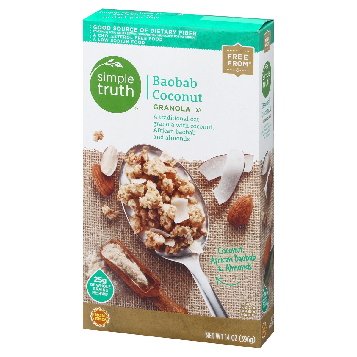 slide 2 of 10, Simple Truth Baobab Coconut Granola, 14 oz