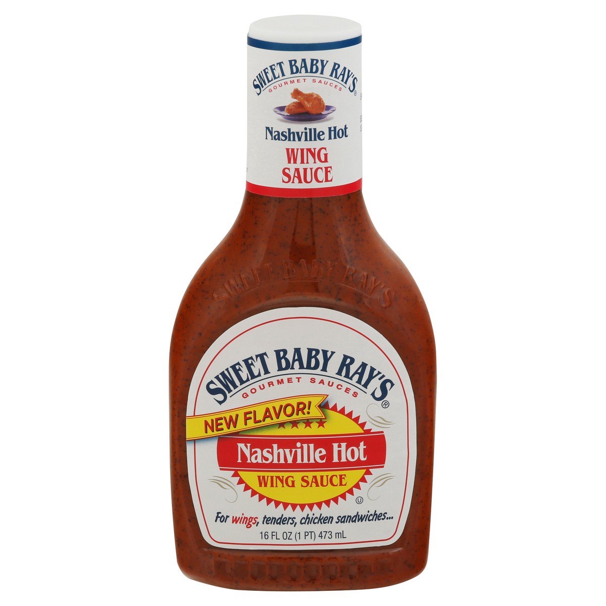 slide 1 of 9, Sweet Baby Ray's Nashville Hot Wing Sauce 16 fl oz, 16 fl oz