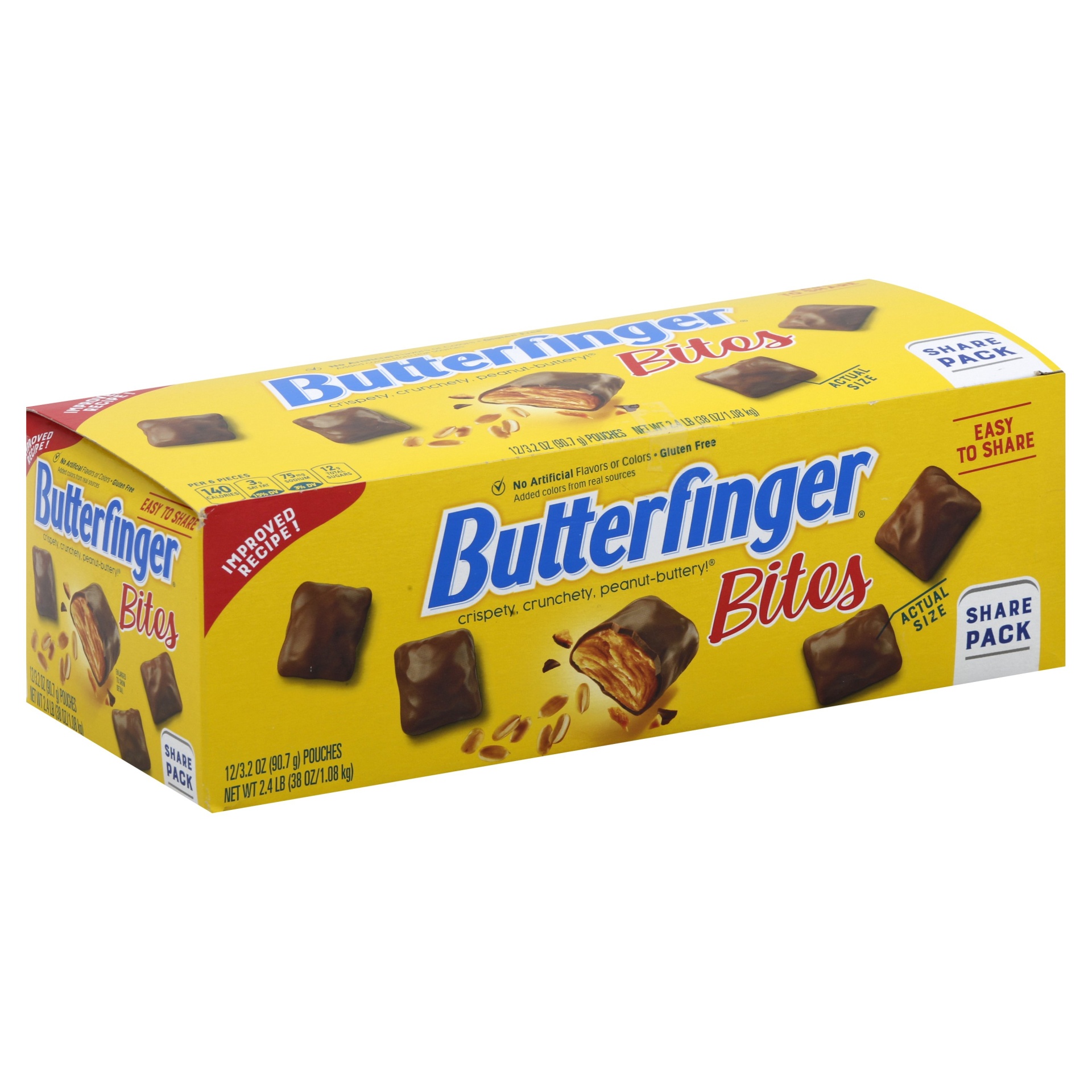 slide 1 of 1, Butterfinger Bites King Size, 12 ct