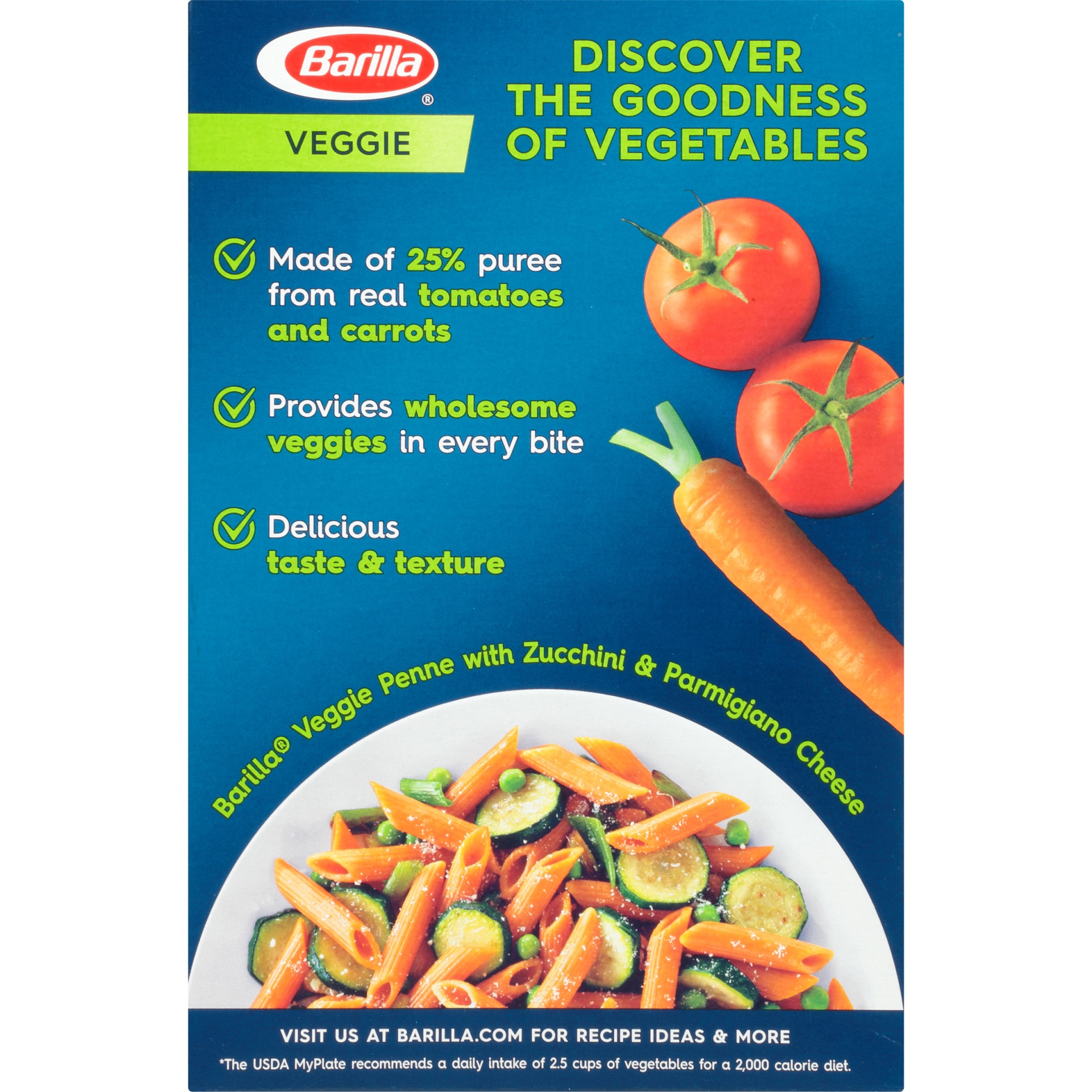 slide 6 of 8, Barilla Veggie Penne, 12 oz