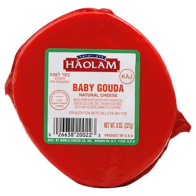 slide 1 of 1, Haolam Baby Gouda Natural Cheese, 8 oz