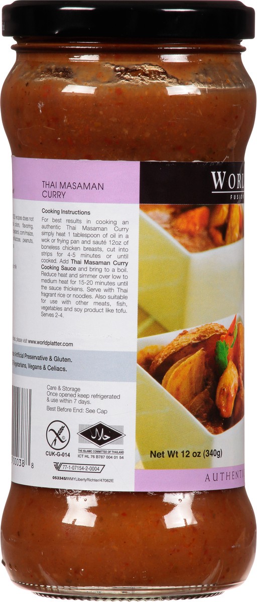 slide 9 of 12, World Foods Thai Masaman Curry Cooking Sauce 12 oz, 12 oz