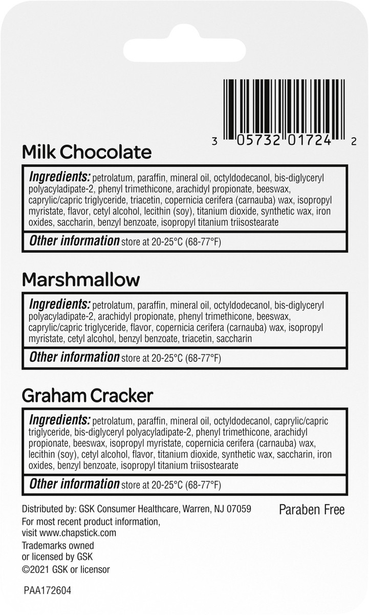 slide 3 of 13, ChapStick Smores Clpstrip Ea, 3 ct