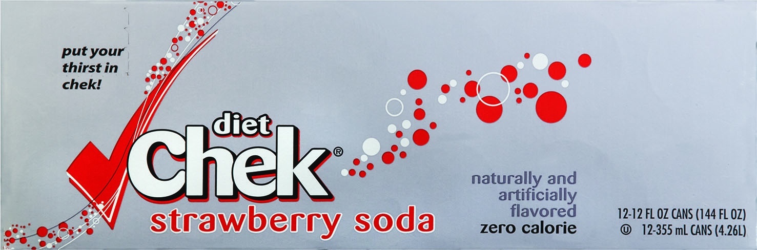 slide 1 of 1, Chek Diet Strawberry - 12 ct; 12 fl oz, 12 ct; 12 fl oz