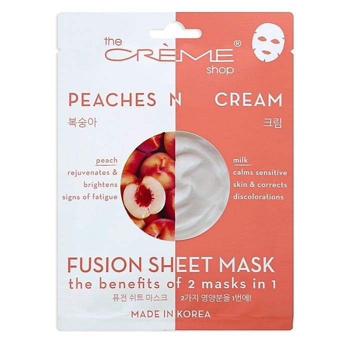 slide 1 of 1, The Crème Shop Fusion Sheet Mask 0.88 oz, 1 ct