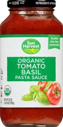 Sun Harvest Organictomato Basil Pasta Sauce