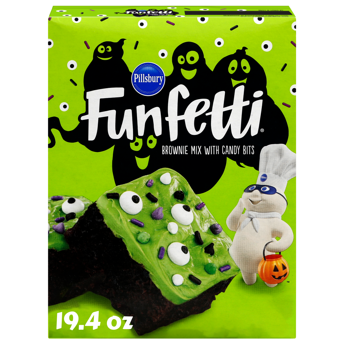 slide 1 of 25, Pillsbury Funfetti Brownie Mix with Candy Bits 19.4 oz, 19.4 oz