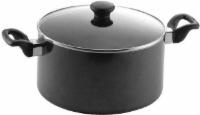 slide 1 of 1, Mirro Get A Grip Nonstick Covered Stock Pot - Black, 8 qt