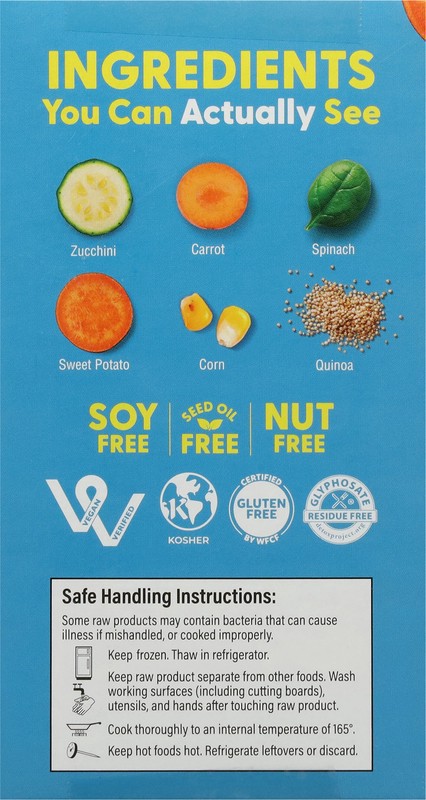 slide 5 of 5, Actual Veggies California Garden Veggie Burger with Mixed Veggies & Quinoa 4 - 3 oz Patties, 4 ct