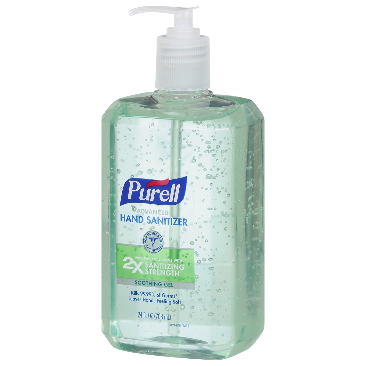 slide 3 of 9, PURELL Advanced Hand Sanitizer Soothing Gel, 24 fl oz Table Top Pump Bottle, 24 fl oz