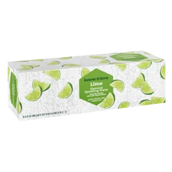 Know & Love Sparkling Water Lime 12 Pack 12 Ounce Cans
