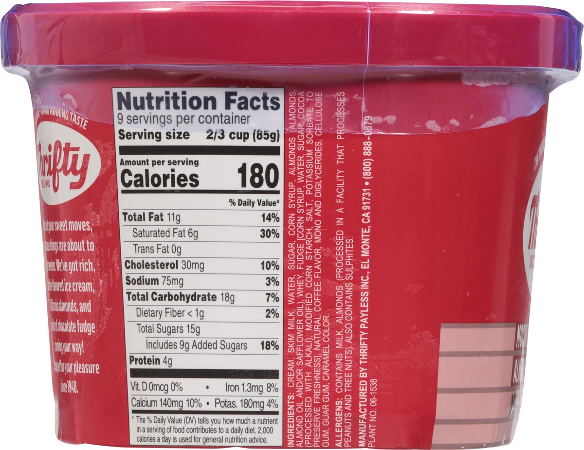 slide 11 of 14, Thrifty Ice Mocha Almond Fudge, 48 oz