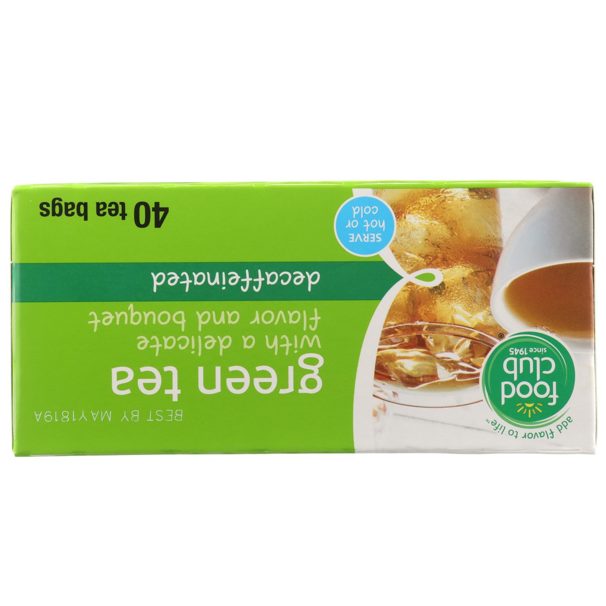 slide 5 of 8, Food Club Green Decaffeinated Tea Bags - 40 ct, 40 ct