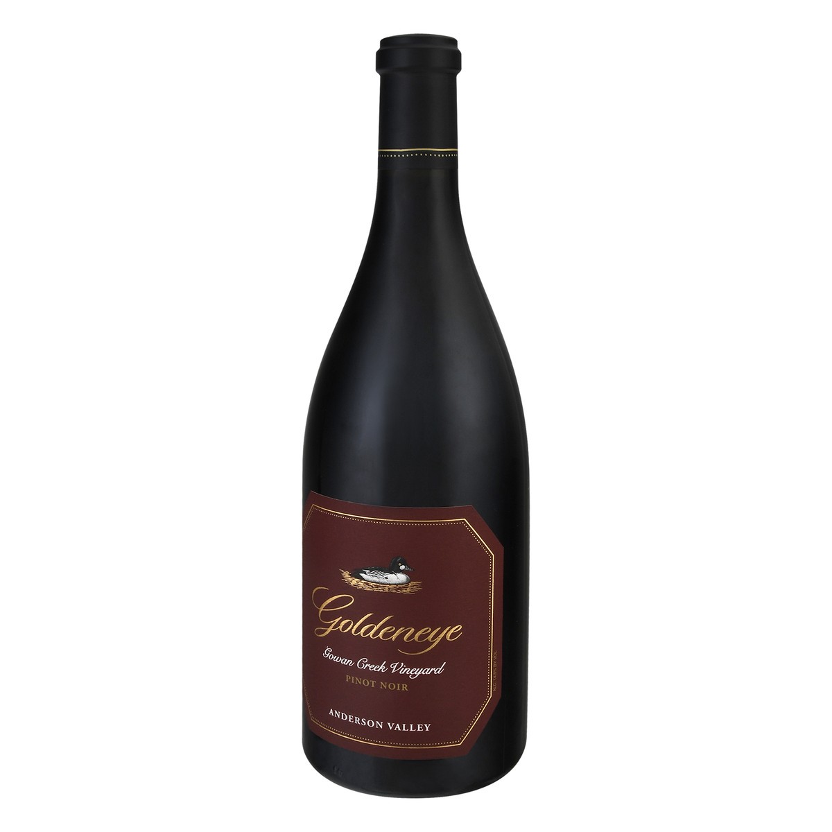 slide 8 of 9, Goldeneye Pinot Noir, Gowan Creek Vineyard, Anderson Valley, 2017, 750 ml