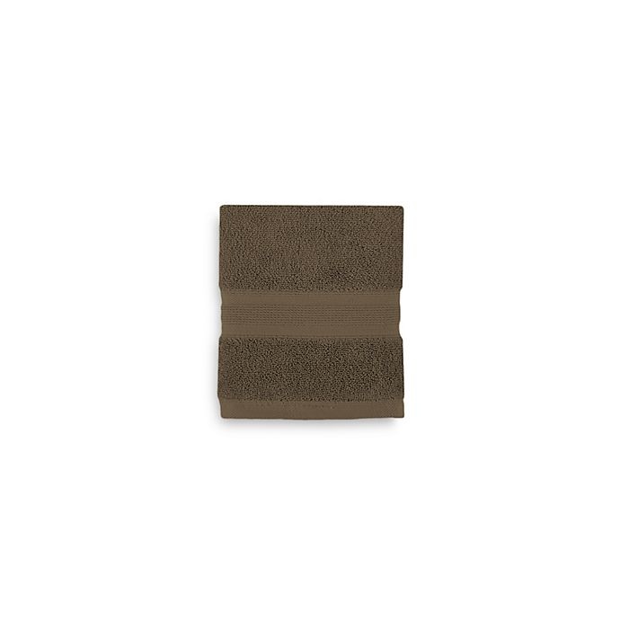 slide 1 of 15, Wamsutta Icon PimaCott Washcloth - Walnut, 1 ct