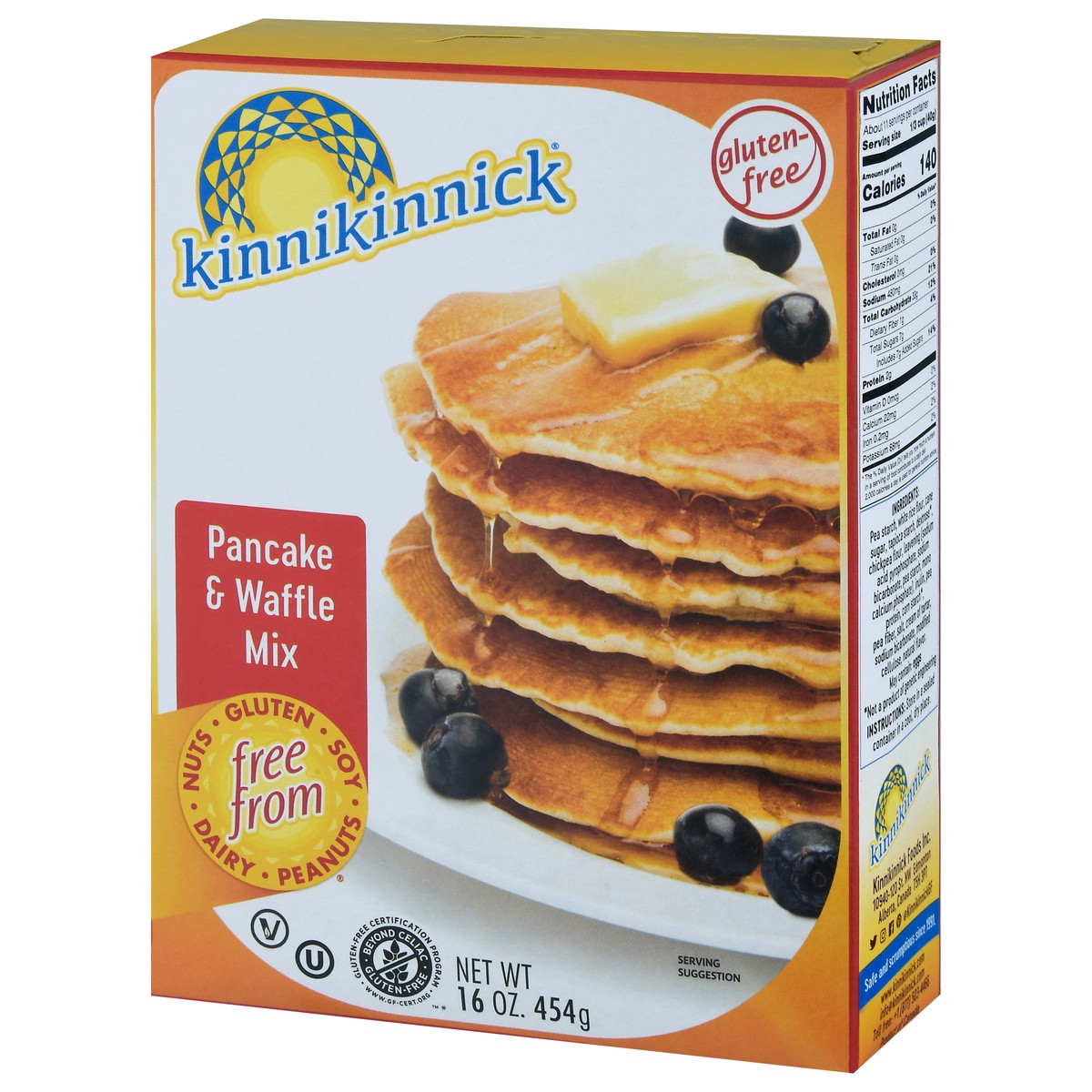 slide 12 of 14, Kinnikinnick Foods Kinnikinnick Pancake Waffle Mix, 16 oz