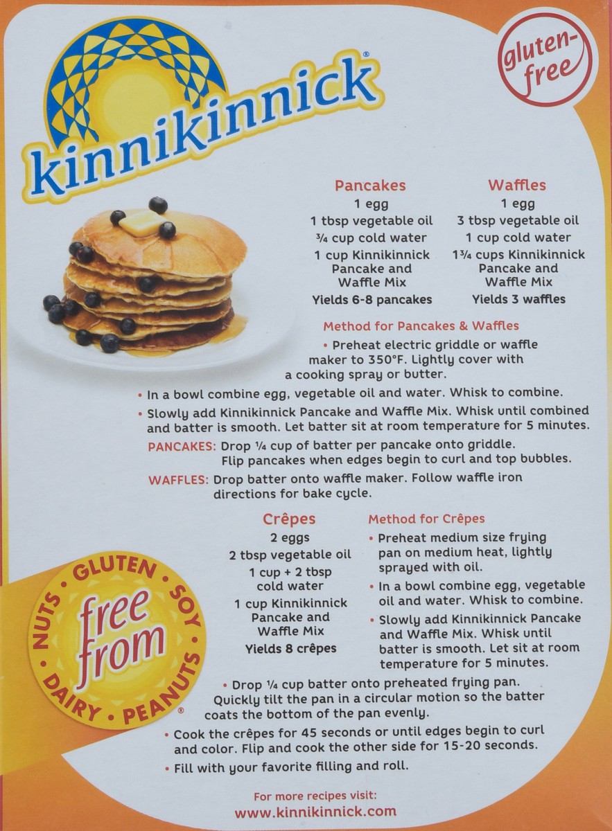 slide 8 of 14, Kinnikinnick Foods Kinnikinnick Pancake Waffle Mix, 16 oz